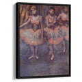 Three Dancers before Exercise 1880 by Edgar Degas by Edgar Degas - Impressionist canvas print