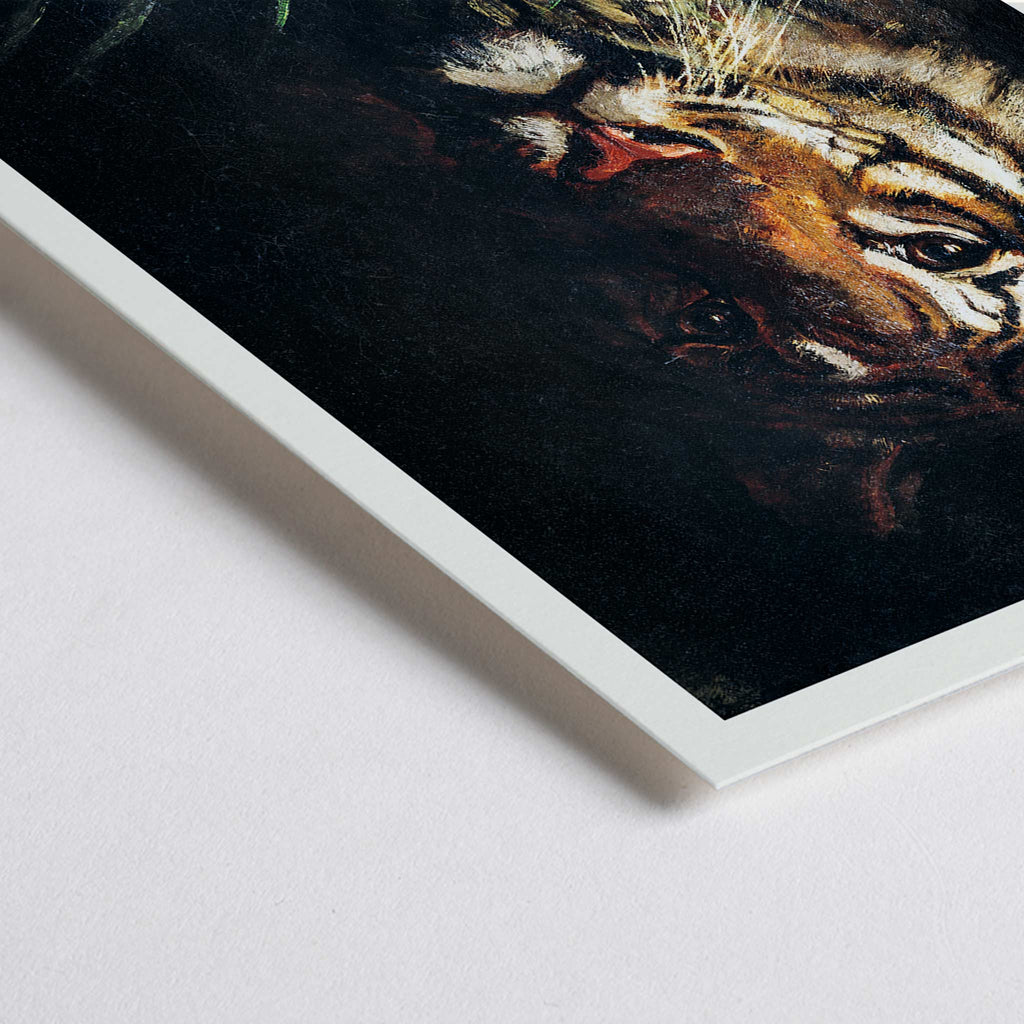 Tête de tigre Canvas Print