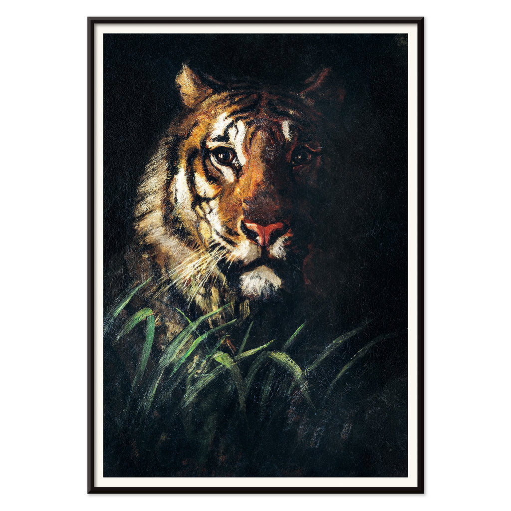 Tête de tigre Canvas Print