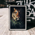 Tte de tigre Poster by Moryarty - Oil Painting canvas print