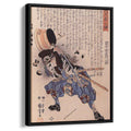 Tomimori Sukeemon Masakat dodging a brazier by Utagawa Kuniyoshi by Utagawa Kuniyoshi - Oil Painting canvas print