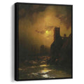 Tower. Shipwreck 1847 by Ivan Aivazovsky by Ivan Aivazovsky - Oil Painting canvas print