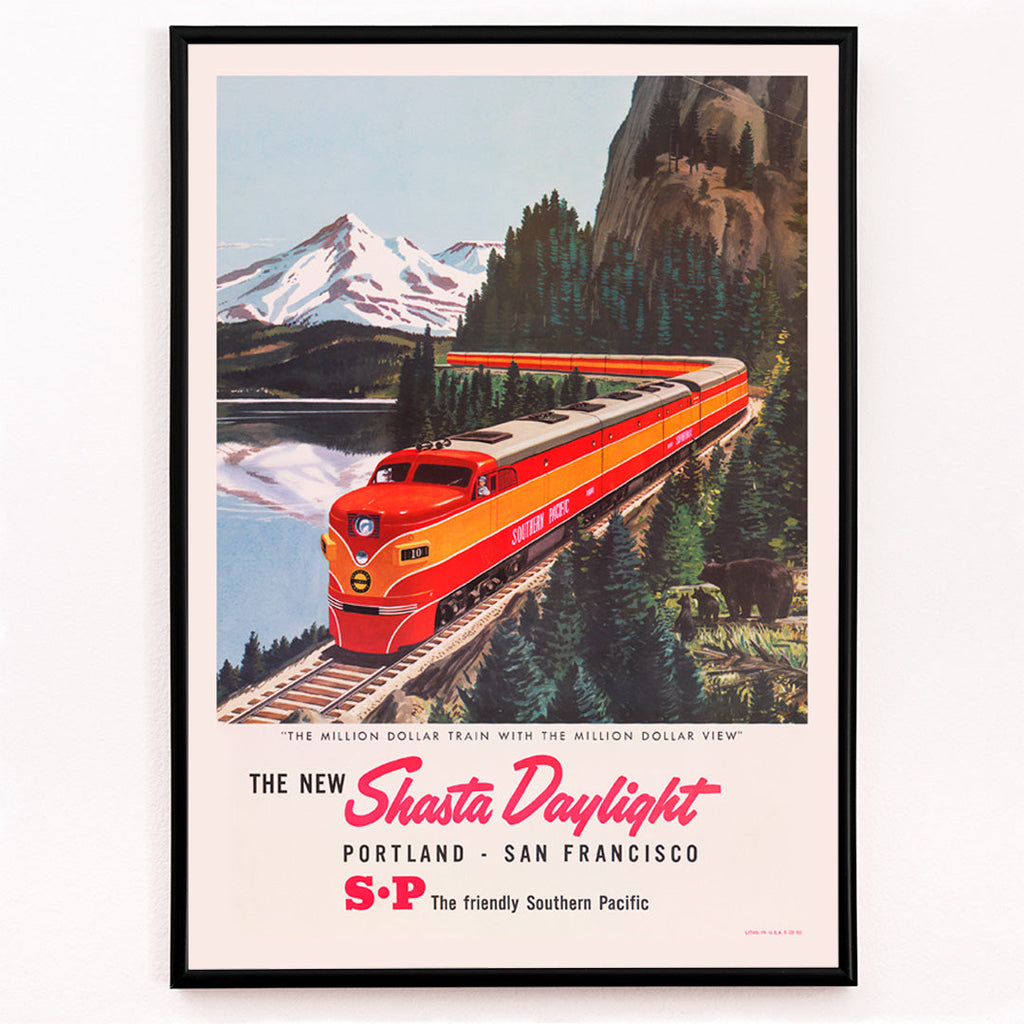 Shasta Daylight Portland–San Francisco Canvas Print