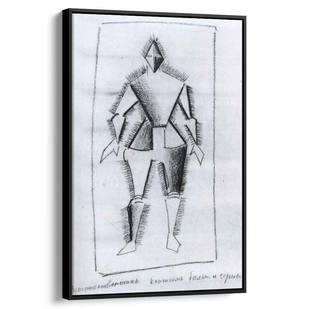 Traveler 1913 by Kazimir Malevich by Kazimir Malevich - Abstract canvas print