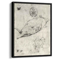 Turtle and a winged demon by Hieronymus Bosch by Hieronymus Bosch - Northern Renaissance canvas print