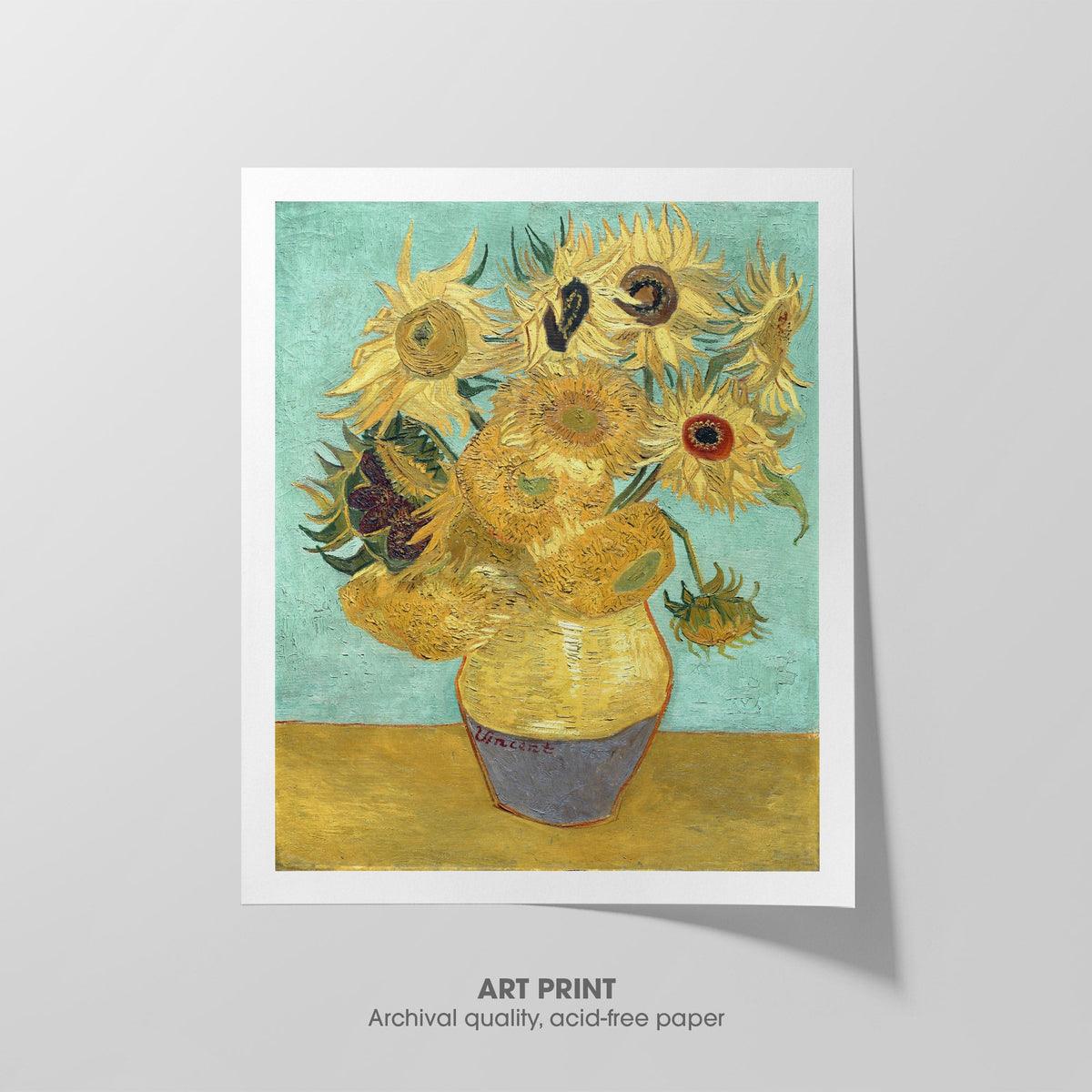 Twelve Sunflowers Canvas Print