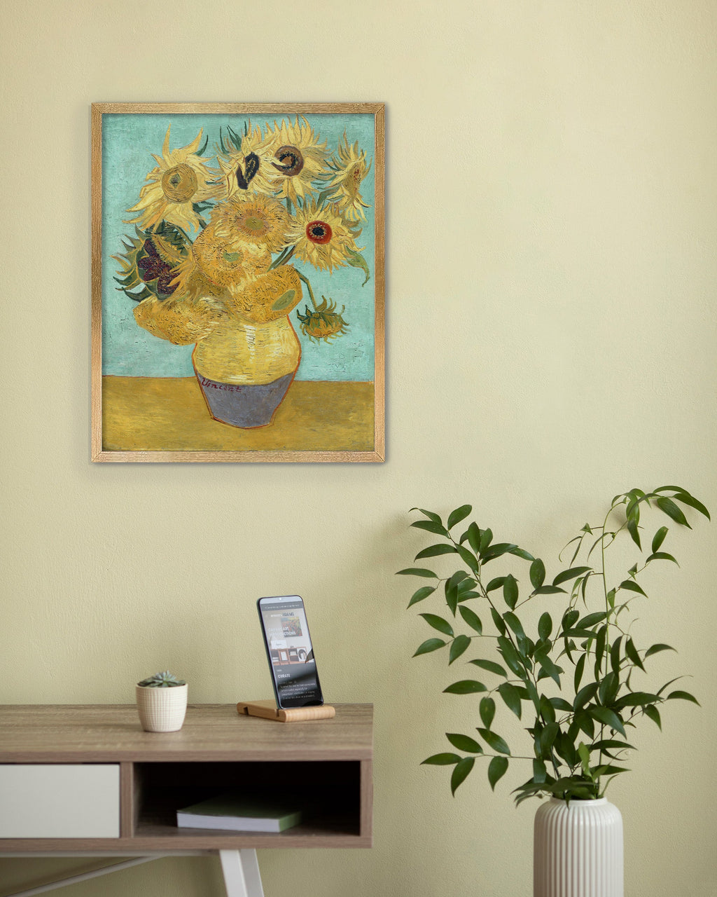 Twelve Sunflowers Canvas Print