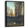 Twilight. After Sunset 1874 by Ivan Shishkin by Ivan Shishkin - Russian Realist canvas print