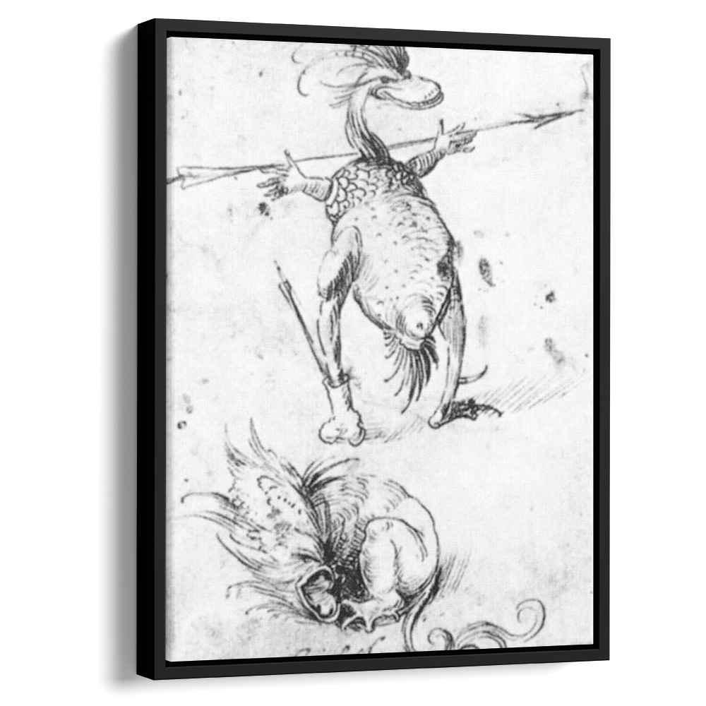 Two Monsters Canvas Print