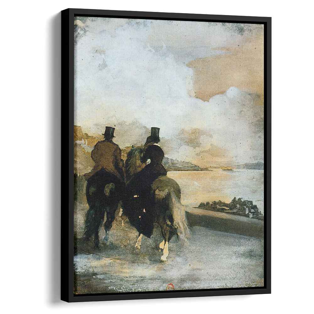 Two Riders Canvas Print