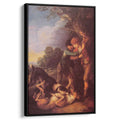 Two Shepherd Boys with Dogs Fighting 1783 by Thomas Gainsborough by Thomas Gainsborough - Oil Painting canvas print