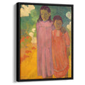 Two sistersby Paul Gauguin Canvas Print