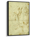 Two witches 1490 by Hieronymus Bosch by Hieronymus Bosch - Northern Renaissance canvas print