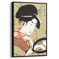 Utamaro Okita Canvas Print