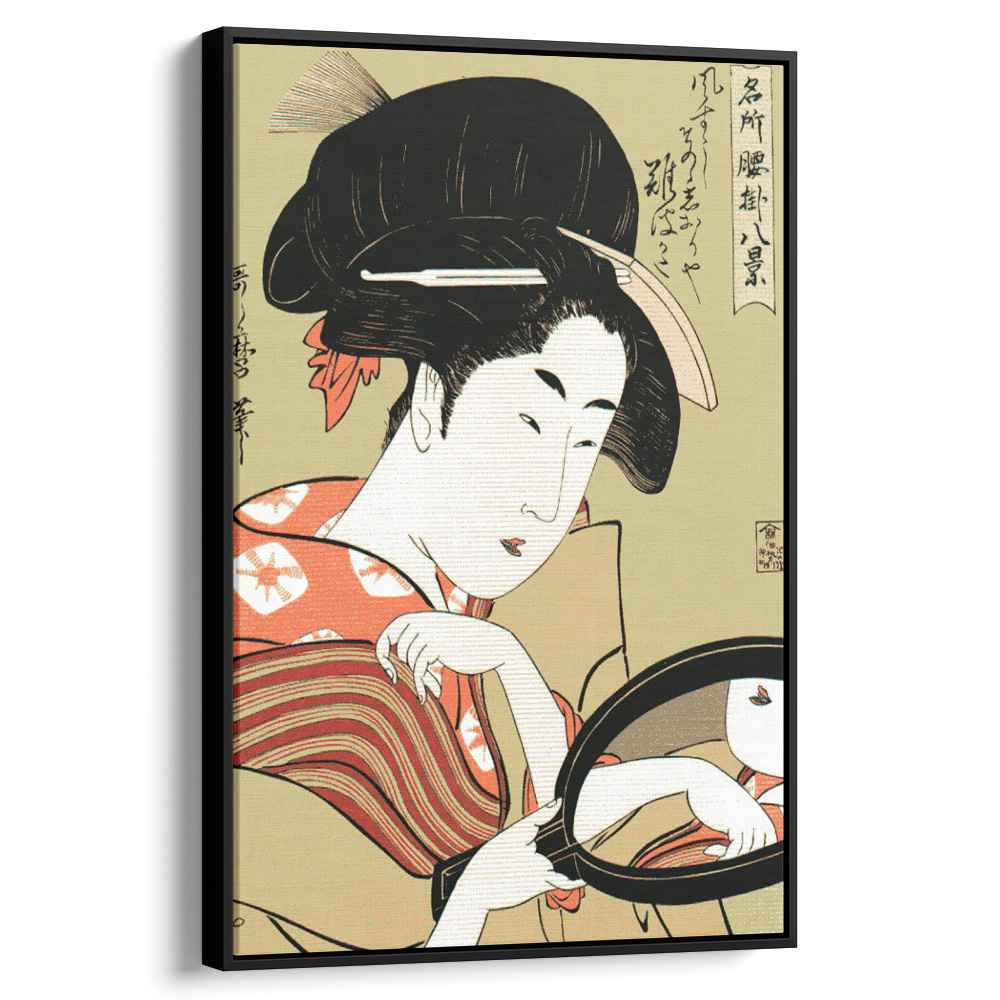 Utamaro Okita by Kitagawa Utamaro by Kitagawa Utamaro - Oil Painting canvas print