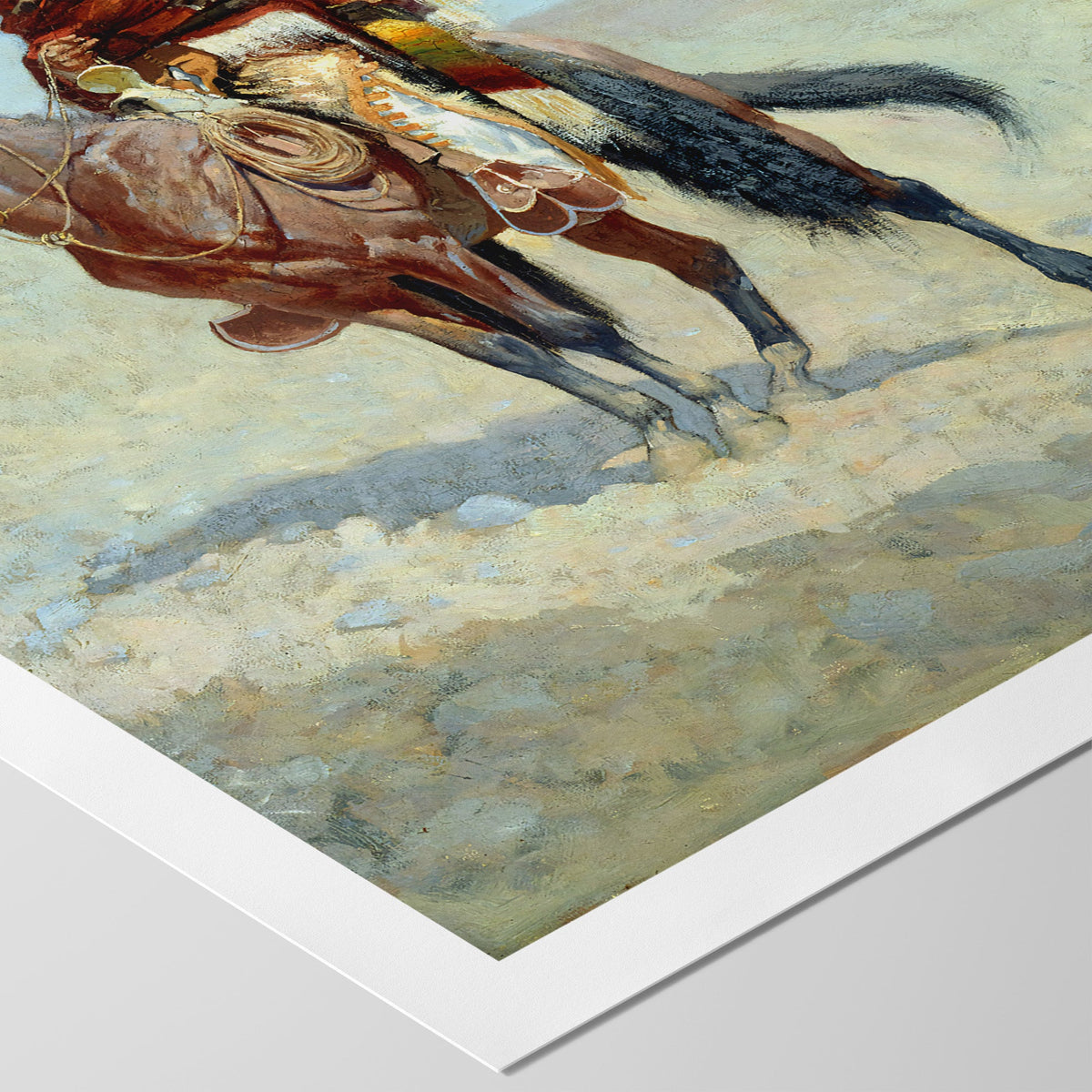 A Mexican Vaquero Canvas Print