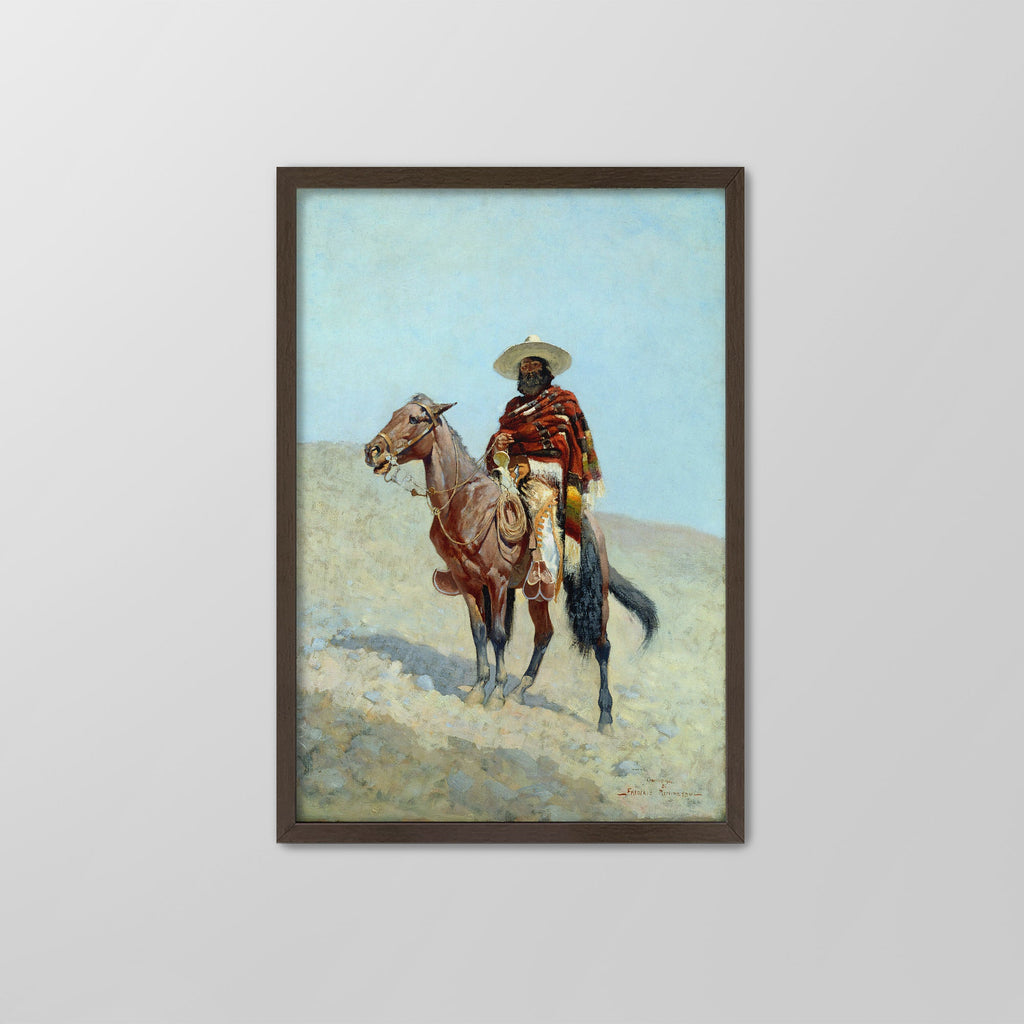 A Mexican Vaquero Canvas Print