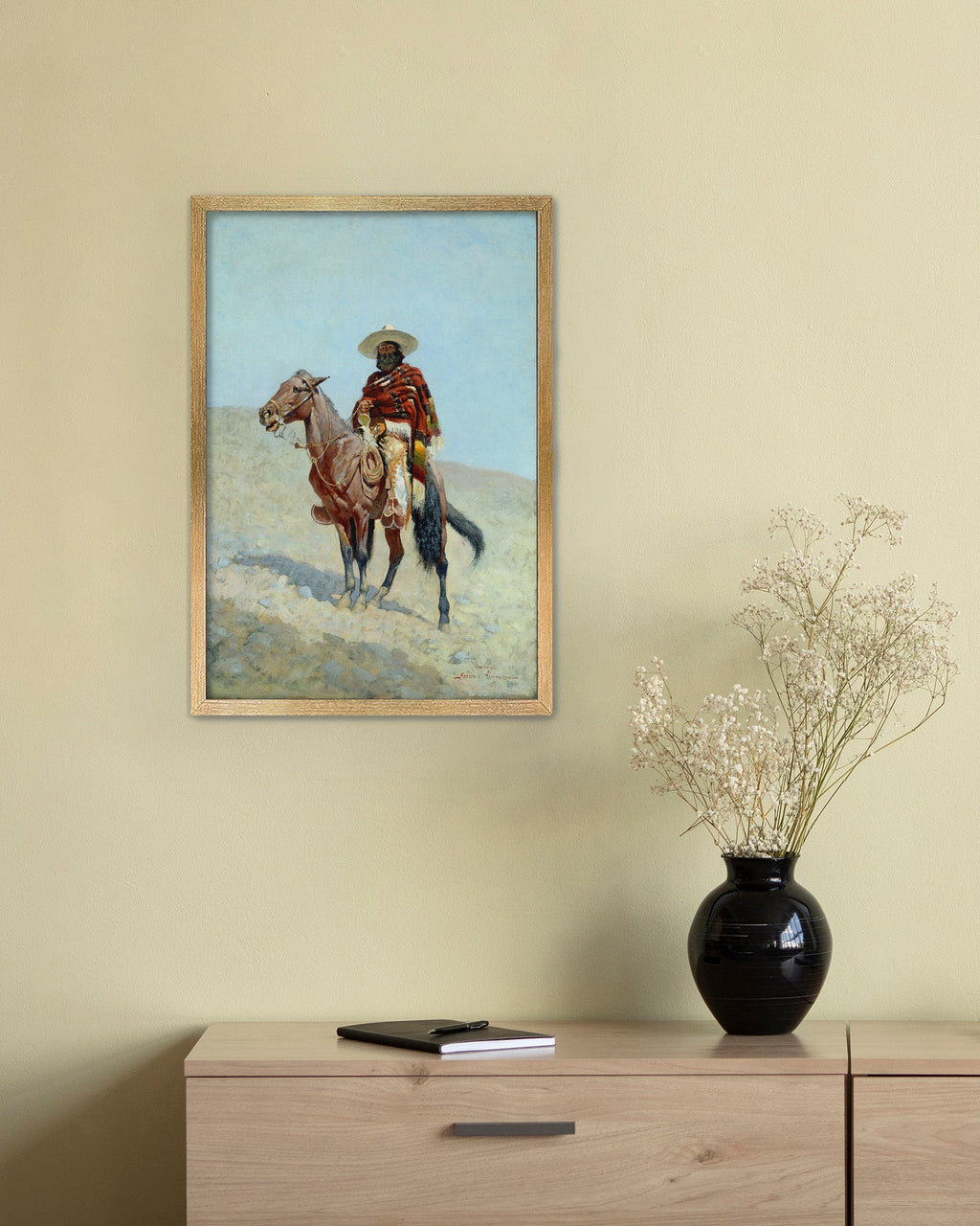 A Mexican Vaquero Canvas Print