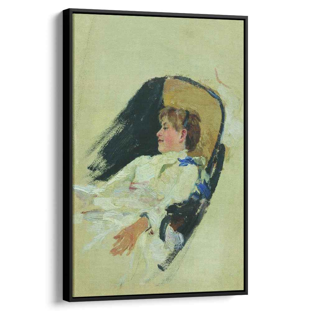 Vera Shevtsova by Ilya Repin by Ilya Repin - Russian Realist canvas print