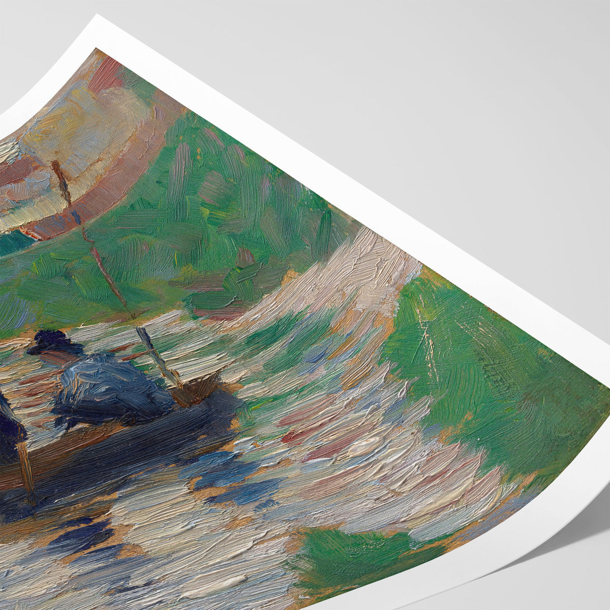 View of the Seine Canvas Print