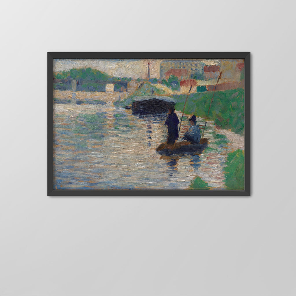 View of the Seine Canvas Print
