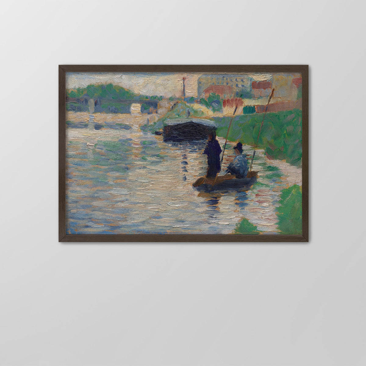 View of the Seine Canvas Print