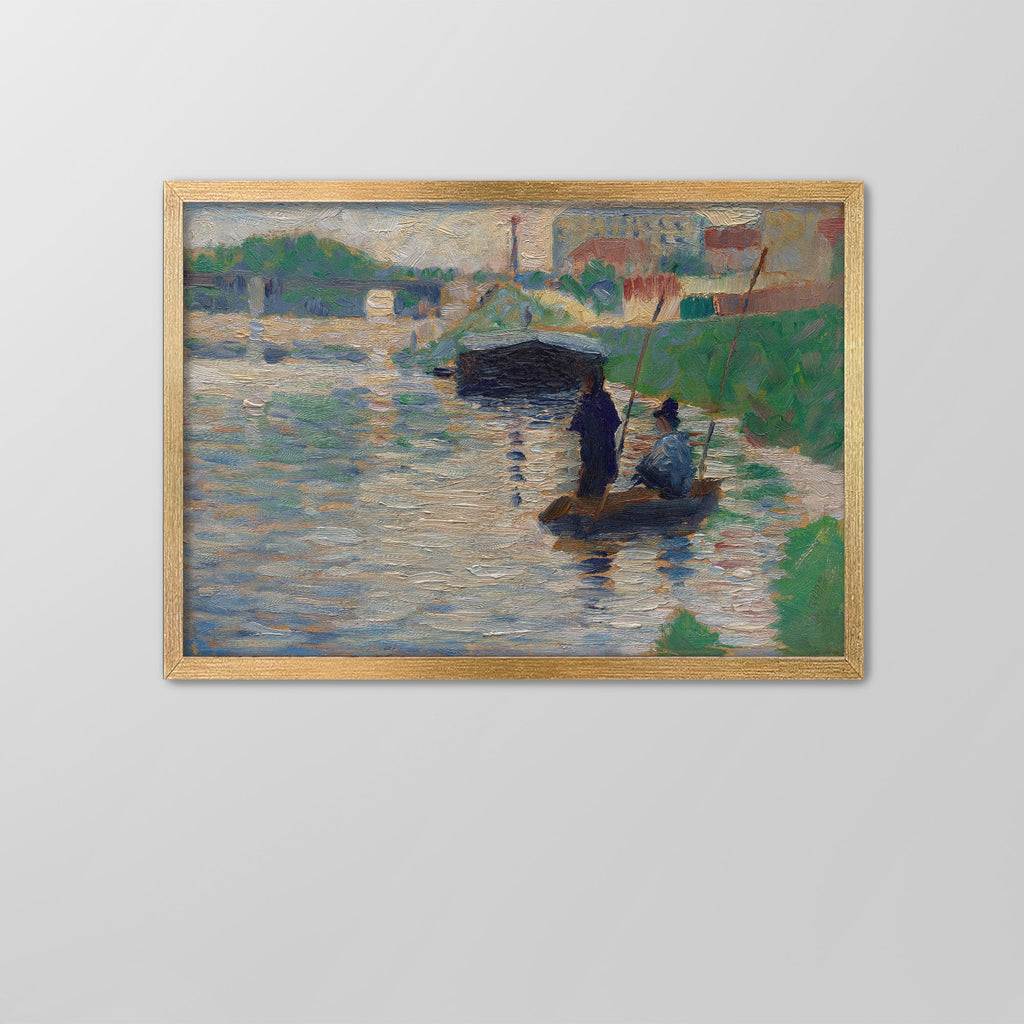 View of the Seine Canvas Print