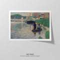 View of the Seine Canvas Print