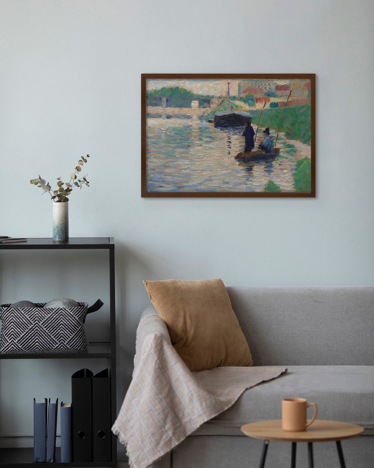 View of the Seine Canvas Print