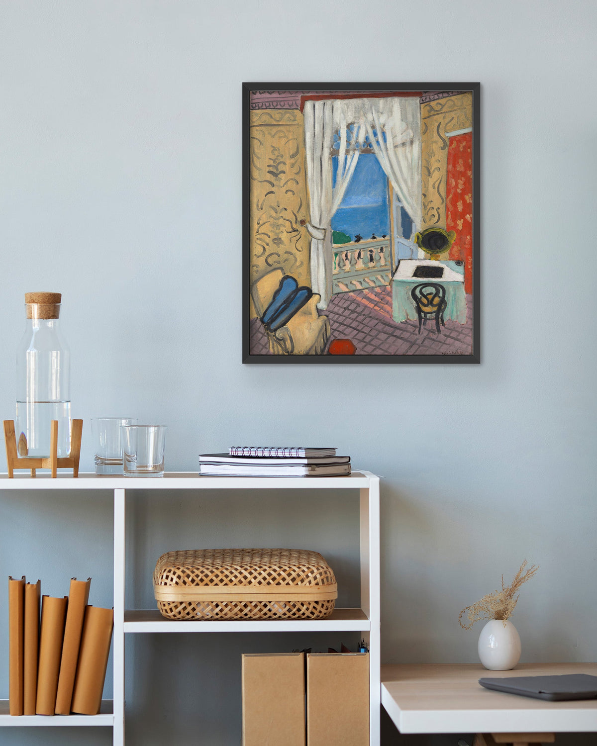 Interior with a Violin Case Canvas Print