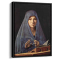 Virgin Annunciate 1475 by Antonello da Messina by Antonello da Messina - Oil Painting canvas print