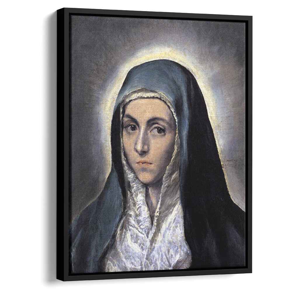 Virgin Maryby El Greco Canvas Print