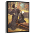 Visit to a Museumby Edgar Degas Canvas Print