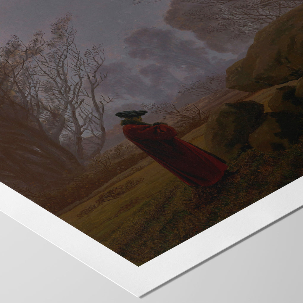 A Walk at Dusk Canvas Print