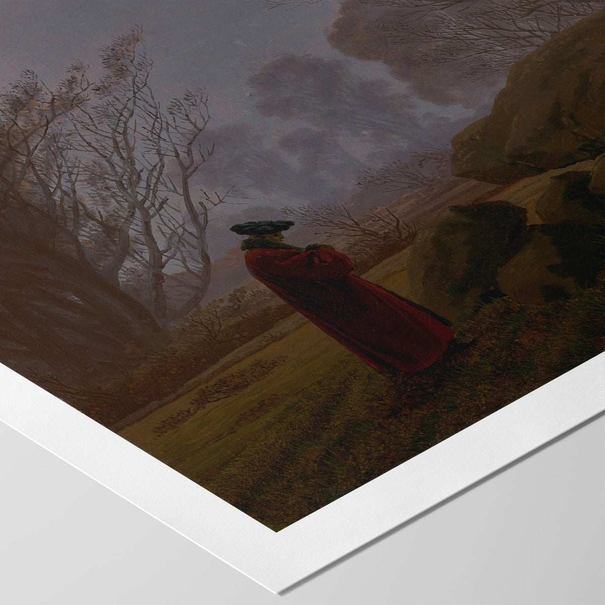 A Walk at Dusk Canvas Print