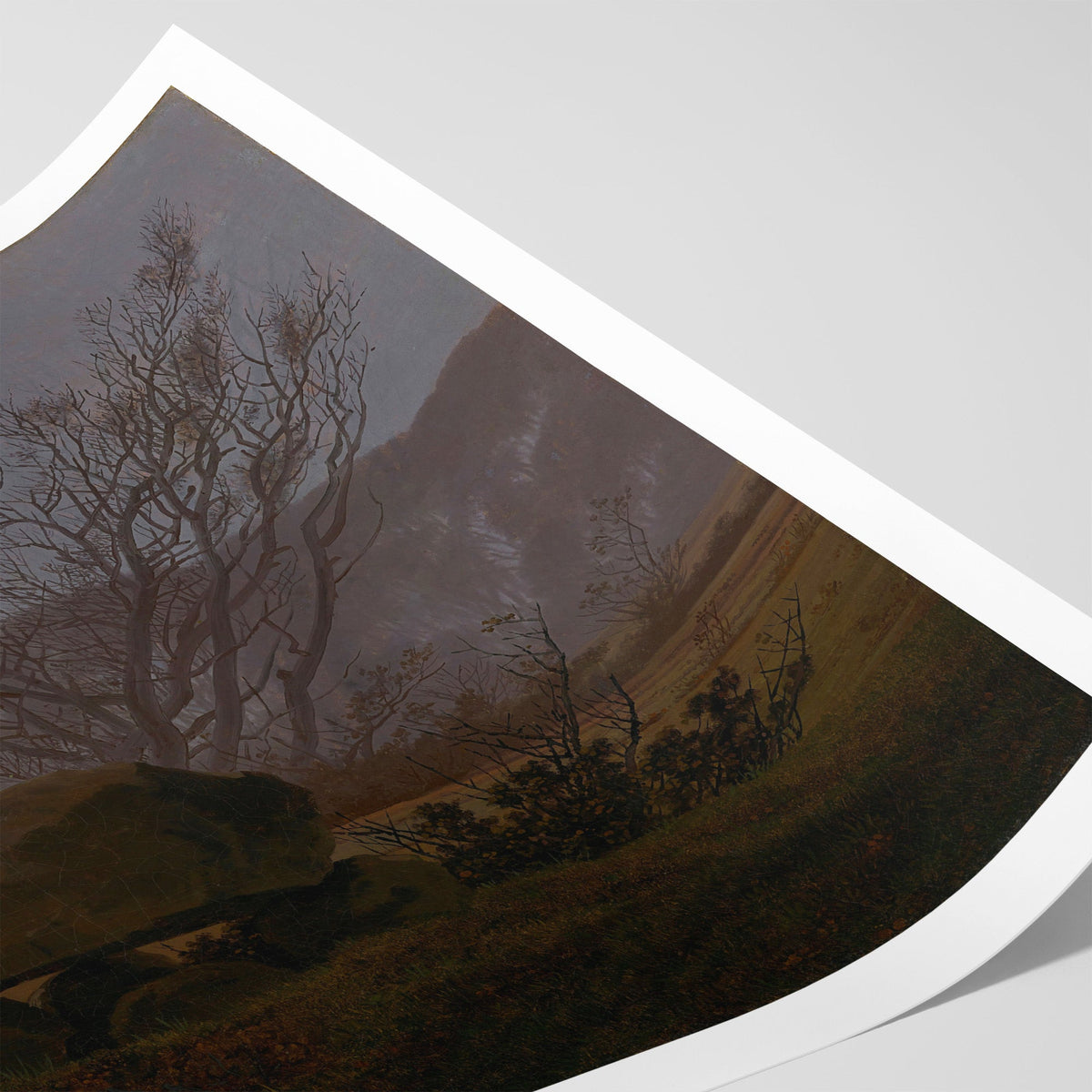 A Walk at Dusk Canvas Print