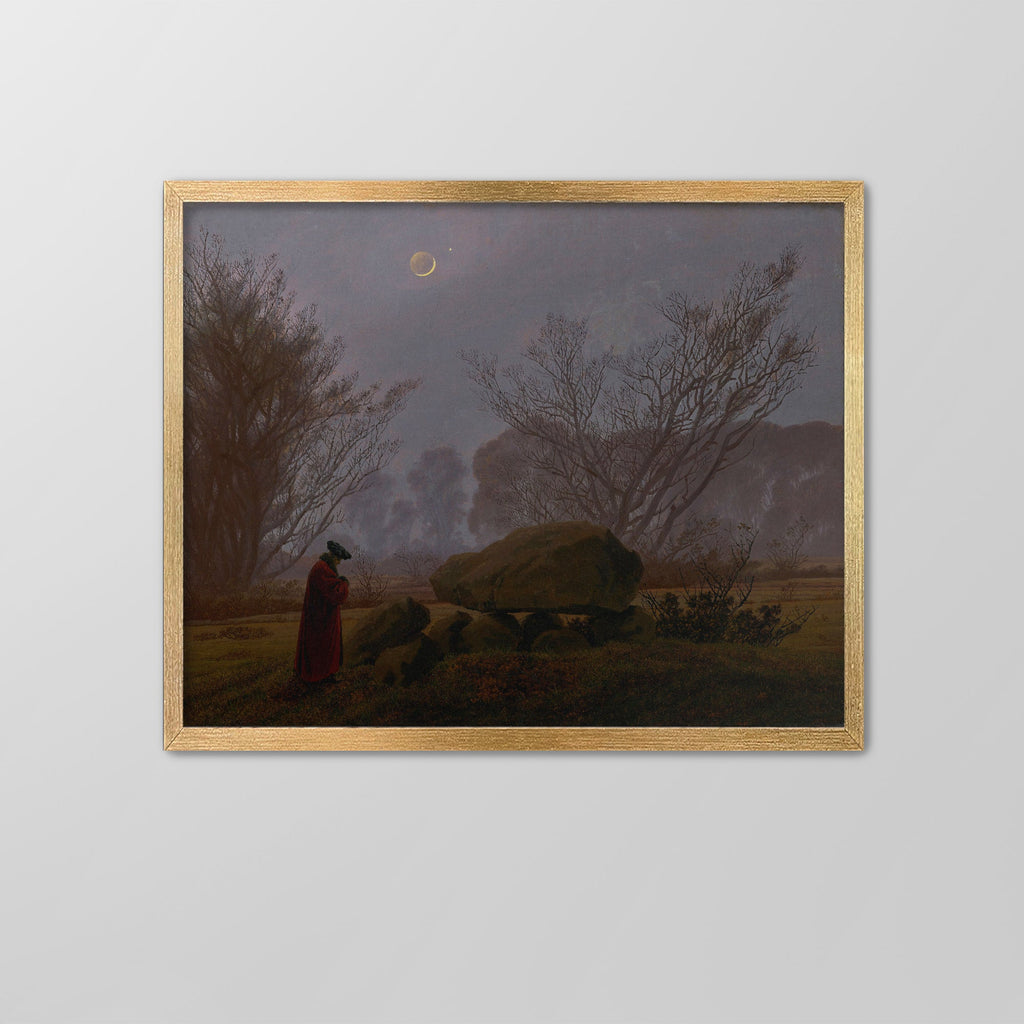 A Walk at Dusk Canvas Print
