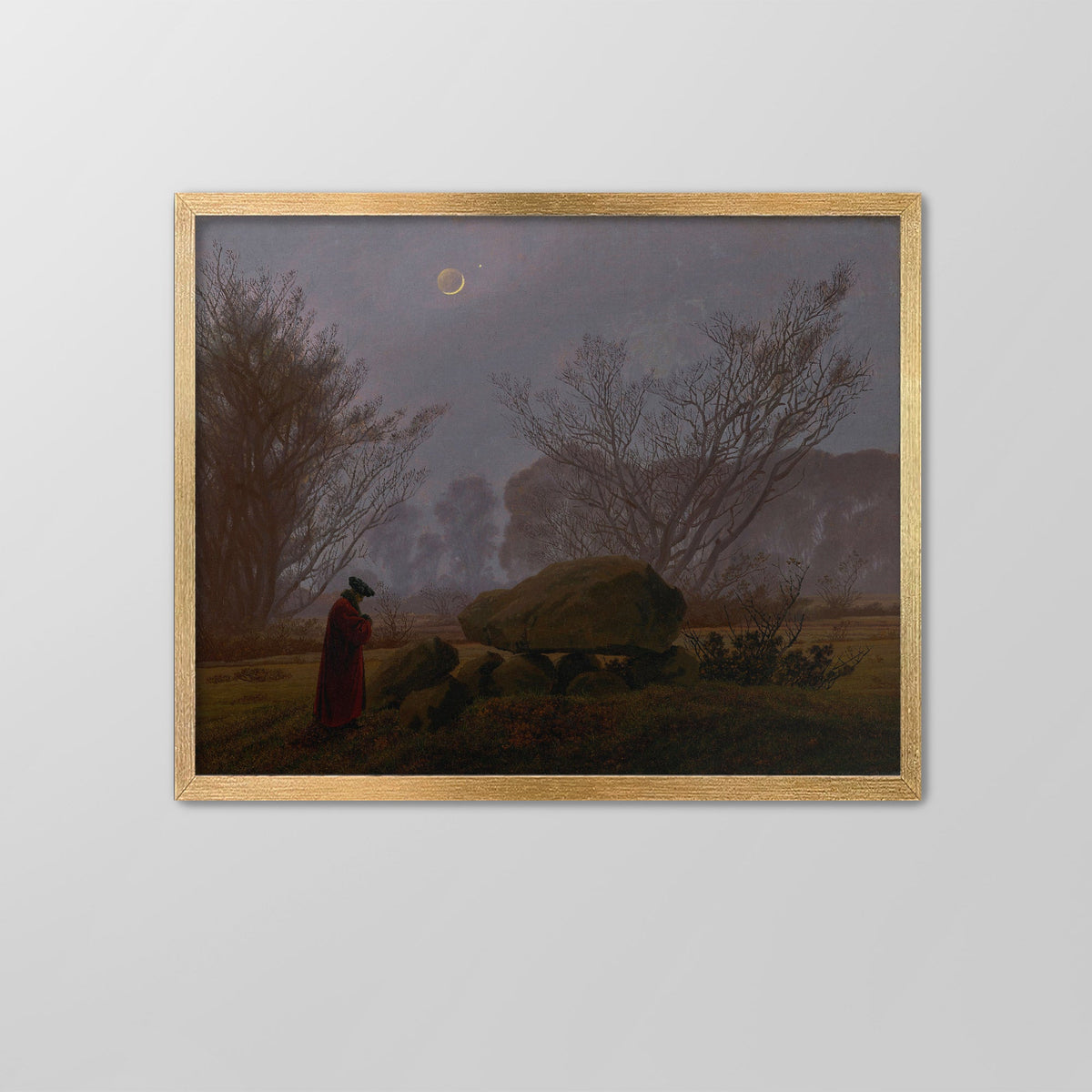 A Walk at Dusk Canvas Print