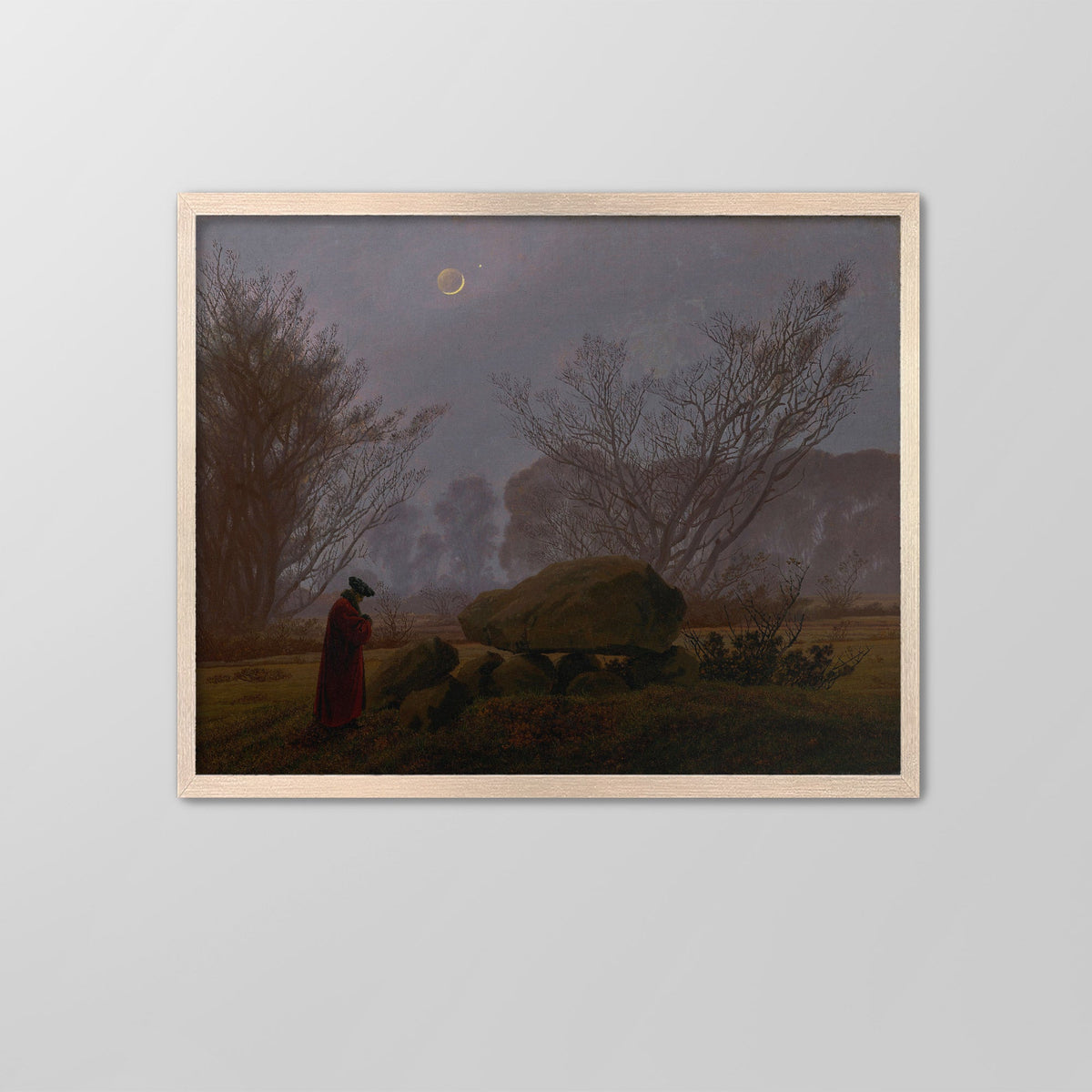 A Walk at Dusk Canvas Print