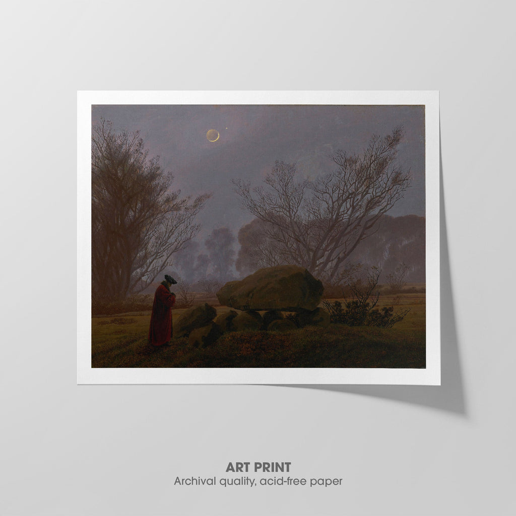 A Walk at Dusk Canvas Print