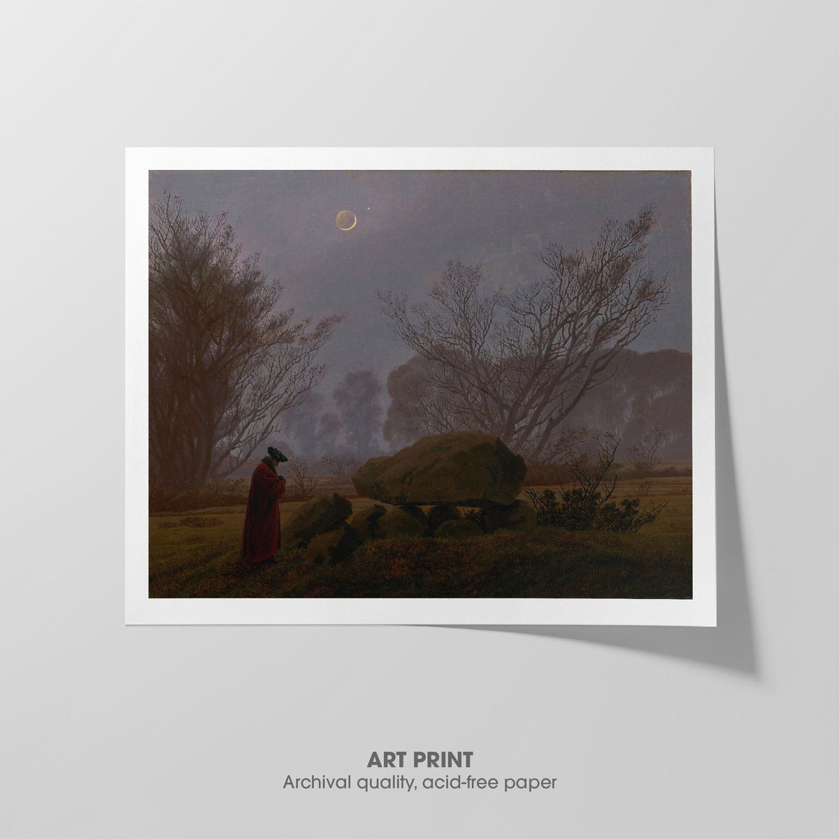A Walk at Dusk Canvas Print