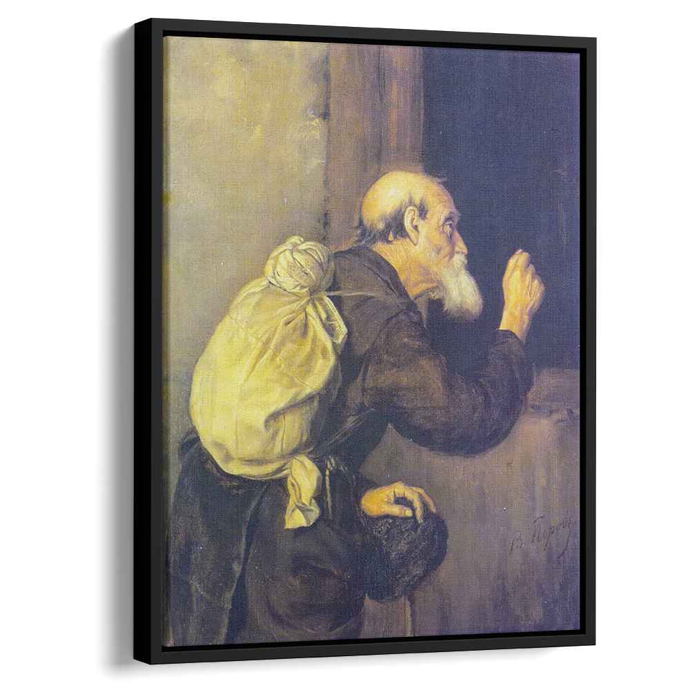 Wanderer 1869 by Vasily Perov by Vasily Perov - Realist canvas print
