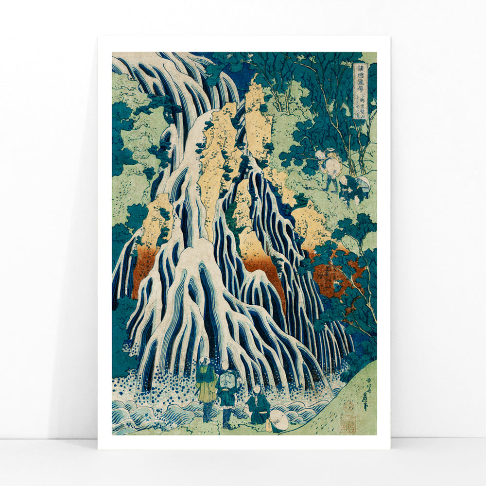 Shimotsuke Kurokami-Yama Kurifuri no Taki Canvas Print