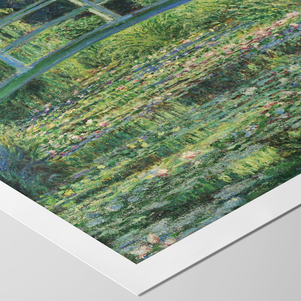 Water Lilies and Japanese Bridge Canvas Print