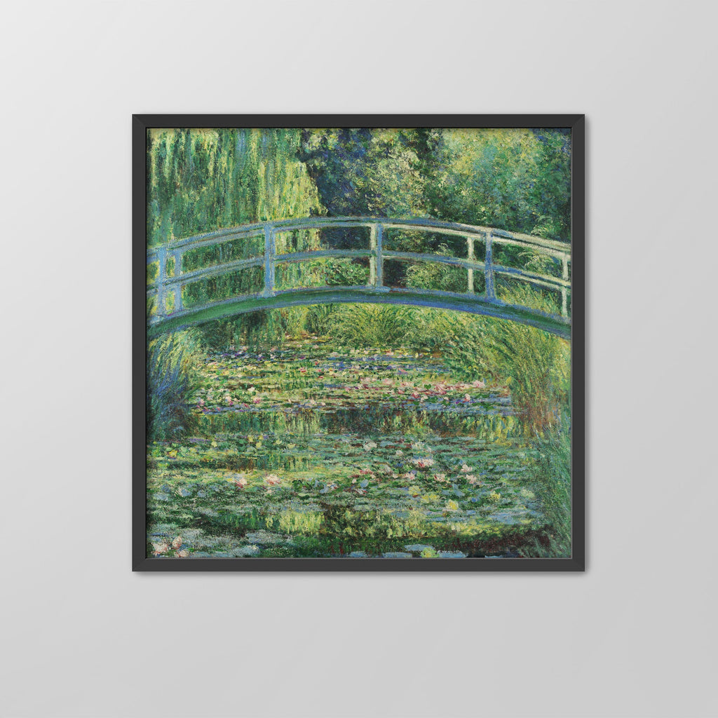 Water Lilies and Japanese Bridge Canvas Print