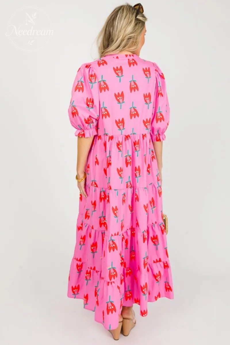 Karlie Poppy Strawberry Maxi