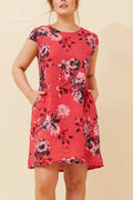 Sisley Floral Linen Dress