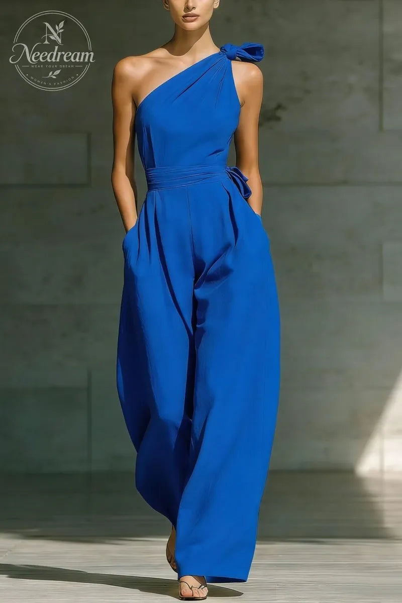📦📦LAST DAY SAVE 49% ⏰Elegant Off-the-shoulder Loose Linen Jumpsuit