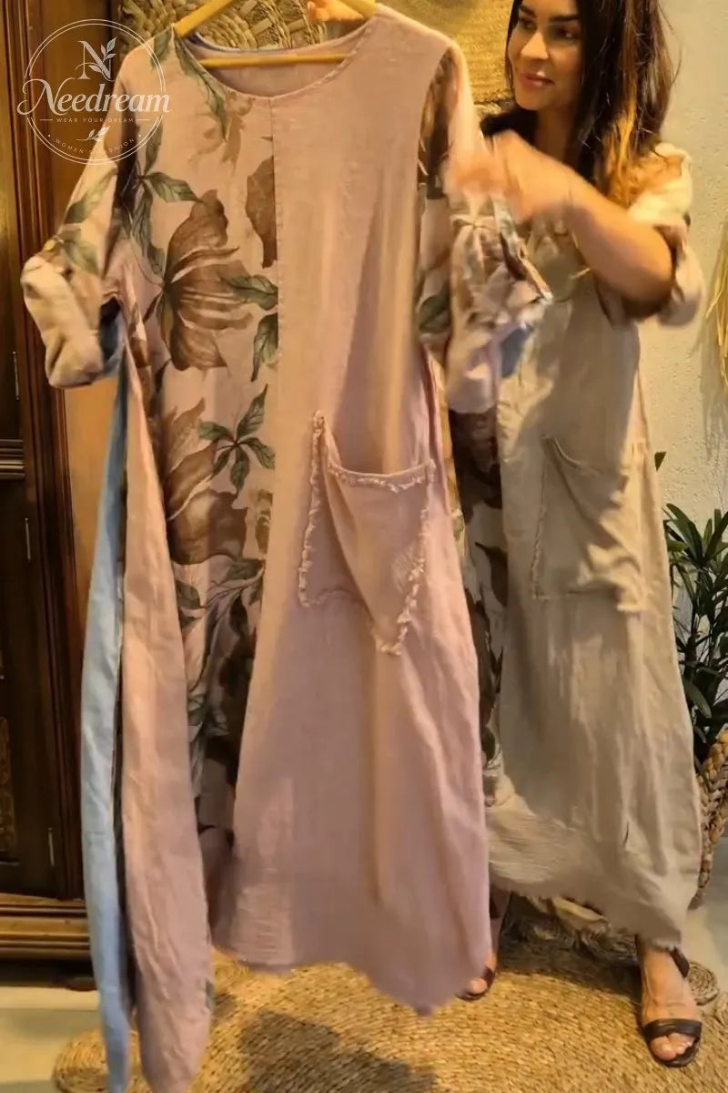 Asymmetrical Patchwork Dress