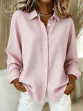 New Arrival🔥 Women's Casual Gingham Long Sleeve Button Down Shirt